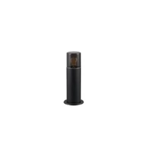Lampadar exterior Trio HOOSIC metal, plastic, negru, fumuriu, E27, IP44 - 524060132
