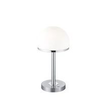 Veioza Trio BERLIN metal, sticla, nichel, alb, LED, 3000K, 4.5W, 450lm - 527590107