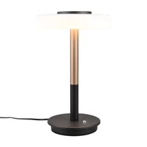 Veioza Trio CELESTE, metal, sticla, negru, alb, LED, 10W, 1050lm, 3000K - Trio-554910165