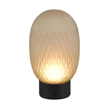 Veioza Trio FACETTE  metal, sticla, negru, verde, LED, 1W, 140lm, 3000K - Trio-564210115
