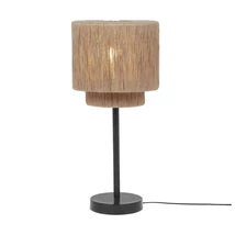 Veioza Trio SMILLA metal, natur, negru, maro, E27 - 566800136