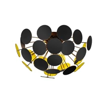 Plafoniera Trio DISCALGO metal, plastic, negru, E14 - 609900332