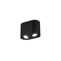 Plafoniera Trio COOKIE metal, negru, GU10 - 612900232
