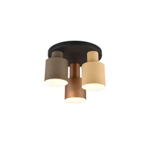 Plafoniera Trio AGUDO metal, negru, multicolor, E27 - 619430317