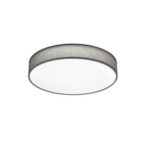 Plafoniera Trio LUGANO metal, tesatura, alb, gri, LED, 3000K-5000K, 42W, 4900lm - 621914011