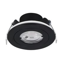 Spot incastrabil Trio LAMONT metal, plastic, negru, LED, 6.5W, 3000K, 650Lm,IP65 - 635310132