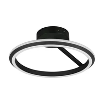 Plafoniera Trio AMADOR metal, plastic, negru, alb, LED, 34W, 2300-3000-4000K, 4000Lm - 635510132