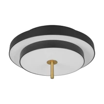 Plafoniera Trio KEATON metal, acril, negru, auriu, alb, LED, 34.5W, 2300-3000-4000K, 4000Lm - 640210180
