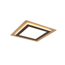 Plafoniera Trio MORGAN metal, negru, auriu, LED, 2700K-6500K, 46W, 6000lm - 641510280