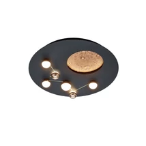 Plafoniera Trio ZODIAC metal, negru, LED, 2300K-3000K-4000K, 42W, 5100lm - 644810132