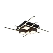 Plaoniera Trio ROGER metal, negru, LED, 35W, 4050lm, 2700K-6500K - Trio-647810432
