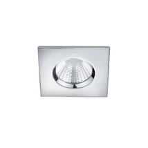 Spot incastrabil pentru baie Trio ZAGROS metal, crom, LED, 3000K, 5.5W, 345lm, IP65 - 650610106