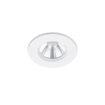 Spot incastrabil pentru baie Trio ZAGROS metal, alb, LED, 3000K, 5.5W, 345lm, IP65 - 650710131