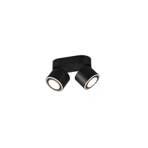 Spot Trio TAURUS metal, negru, LED, 3000K, 2x5W, 900lm - 652910232