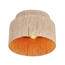 Plaoniera Trio SMILLA metal, iuta, bej, natural, E27 - Trio-666800136