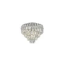 Plaoniera Trio MALIZIA metal, cristal, crom, transparent, E14 - Trio-667600706
