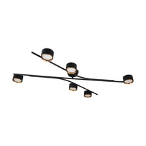 Plafoniera Trio CODA metal, negru, GX53 - 669000680