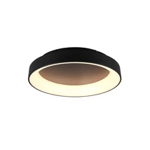 Plafoniera Trio GIRONA metal, plastic, negru, alb, LED, 2700K-6000K, 48W, 5600lm - 671290132