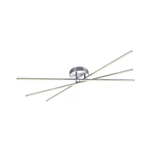 Plafoniera Trio TIRIAC metal, nichel, LED, 3000K, 3x9W, 2850lm - 671610307