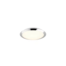 Plafoniera pentru baie Trio UMBERTO metal, plastic, alb, crom, LED, 3000K, 12W, 1160lm, IP44 - 680310106