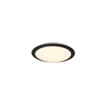 Plafoniera pentru baie Trio UMBERTO metal, plastic, alb, negru, LED, 3000K, 12W, 1160lm, IP44 - 680310132