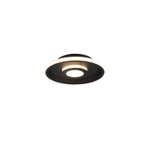 Plafoniera pentru baie Trio ASCARI metal, negru, LED, 3000K, 28W, 3200lm, IP44 - 680810332
