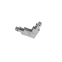 Element de legatura forma L pentru sina 2 faze Trio DUOLINE plastic, gri - 702287