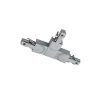 Element de legatura forma T pentru sina 2 faze Trio DUOLINE plastic, gri - 702387B