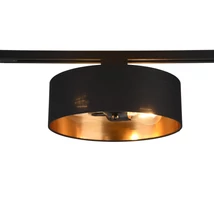 Sursa de lumina pentru sina 2 faze Trio DUOLINE tesatura, negru, E27 - 76820280
