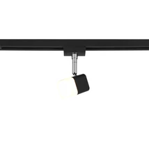 Sursa de lumina pentru sina 2 faze Trio DUOLINE metal, acril, negru, alb, LED, 3000K, 3.5W, 330lm - 78150132
