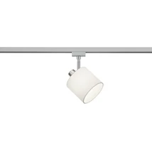 Sursa de lumina pentru sina 2 faze Trio DUOLINE metal, tesatura, alb, E14 - 78330101