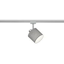 Sursa de lumina pentru sina 2 faze Trio DUOLINE metal, tesatura, gri, E14 - 78330111