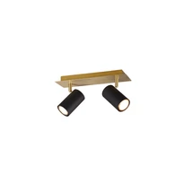 Spot Trio MARLEY metal, auriu, negru, GU10 - 802400280