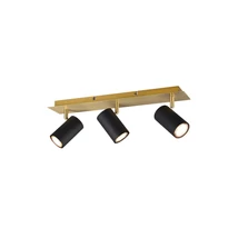 Spot Trio MARLEY metal, auriu, negru, GU10 - 802400380
