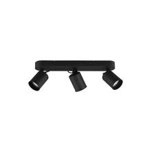 Spot Trio PAGO metal, plastic, negru, GU10 - 803500332