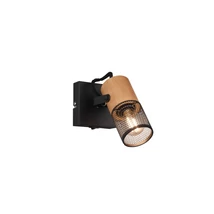 Spot Trio TOSH metal, lemn, negru, maro, E14 - 804370132