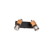 Spot Trio TOSH metal, lemn, negru, maro, E14 - 804370232