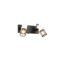 Spot Trio TOSH metal, lemn, negru, alb, E14 - 804370234