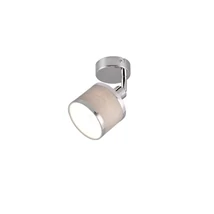 Spot Trio AROSA metal, textil, crom, gri, E14 - Trio-812100106