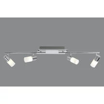 Spot Trio CLAPTON metal, sticla, crom, alb, LED, 3000K, 4x4.3W, 1720lm - 821410405