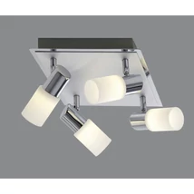 Spot Trio CLAPTON metal, sticla, crom, alb, LED, 3000K, 4x4.3W, 1720lm - 821430405