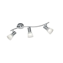 Spot Trio LEVISTO metal, sticla, nichel, alb, E14 - 871010307