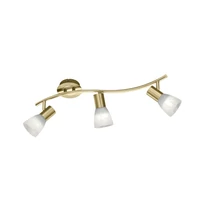 Spot Trio LEVISTO metal, sticla, alama, alb, E14 - 871010308