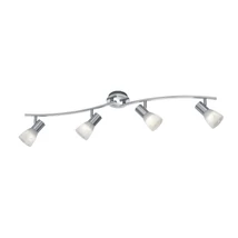 Spot Trio LEVISTO metal, sticla, nichel, alb, E14 - 871010407