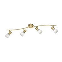 Spot Trio LEVISTO metal, sticla, alama, alb, E14 - 871010408