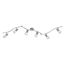 Spot Trio LEVISTO metal, sticla, nichel, alb, E14 - 871010607