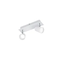 Spot Trio NARCOS metal, alb, LED, 3000K, 2x6.5W, 1200lm - 873170231