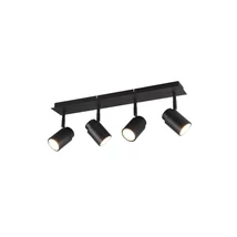 Spot pentru baie Trio ANGELO metal, negru, GU10, IP44 - 880400432