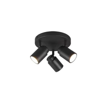 Spot pentru baie Trio ANGELO metal, negru, GU10, IP44 - 880430332