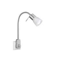 Spot Trio LEVISTO metal, sticla, nichel, alb, E14 - 891010107